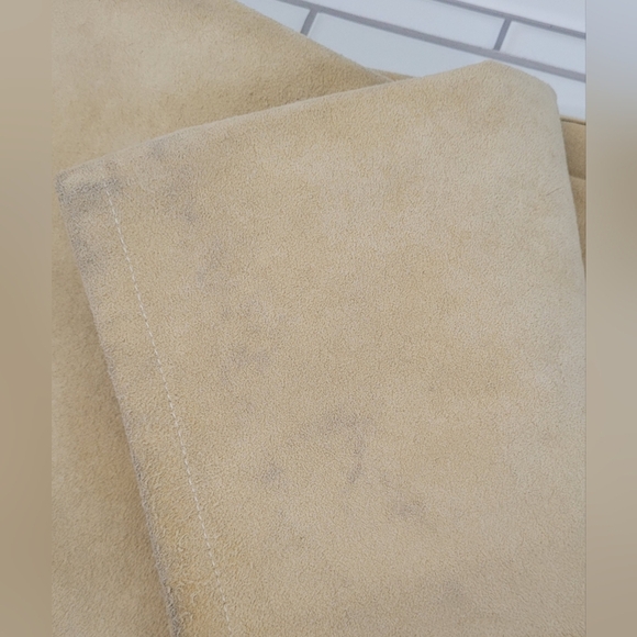 Neil Barrett Made In Italy Mens Light Tan Faux Suede Pant Flat Front Pockets Str - Picture 11 of 11